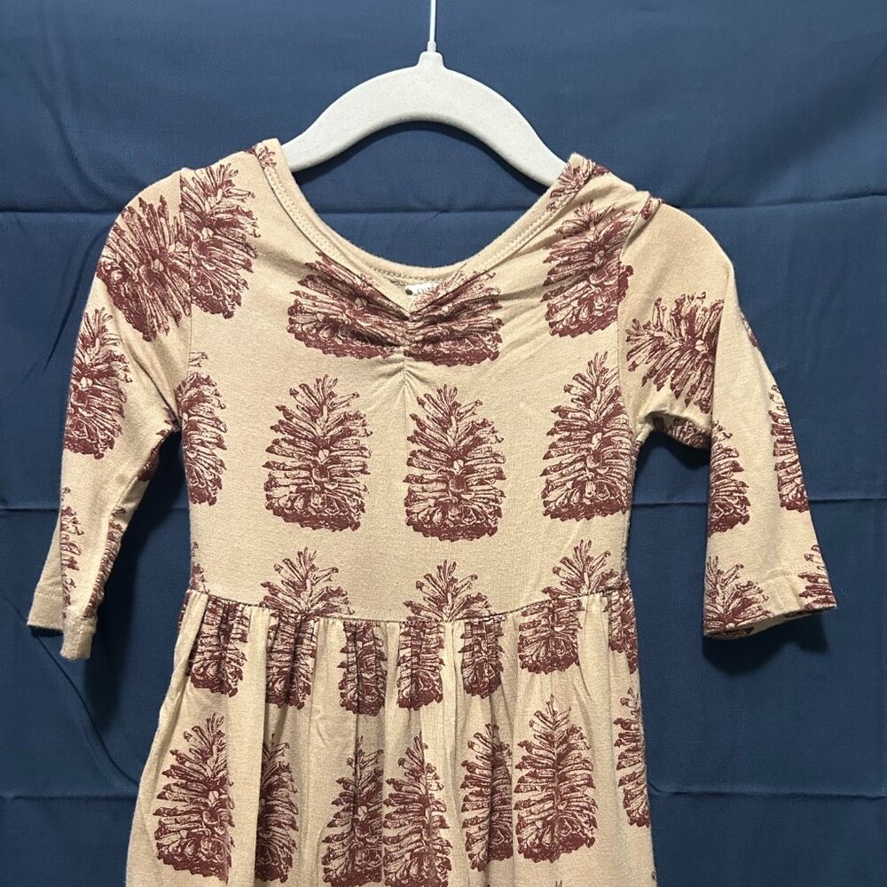 Kate Quinn organic cotton v neck dress 6-12 months